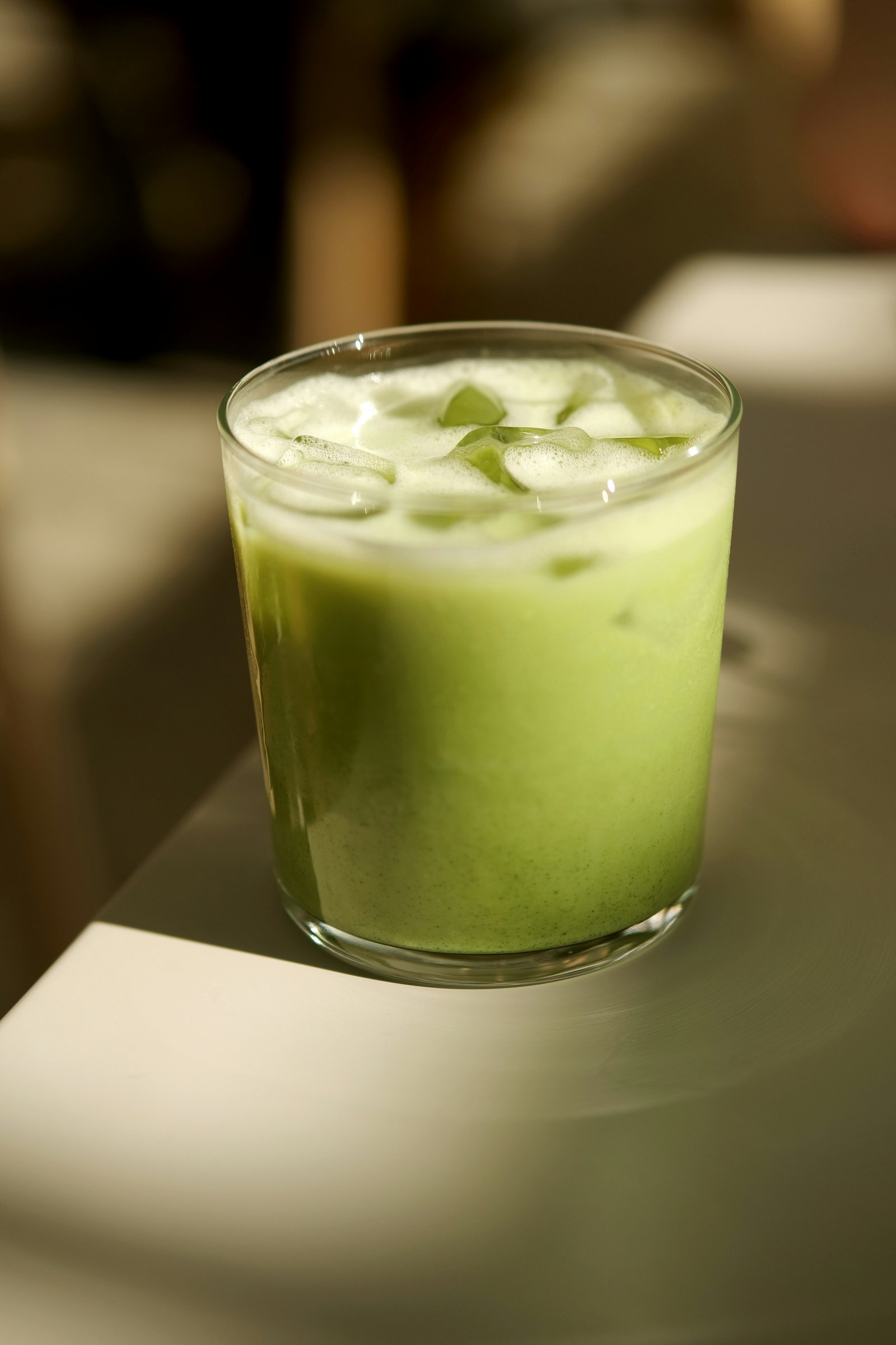 Coconut Iced Matcha Latte